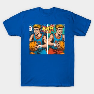 Super Twins Playing basketball T-Shirt